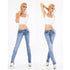 Light Blue Tapered Slim Jeans